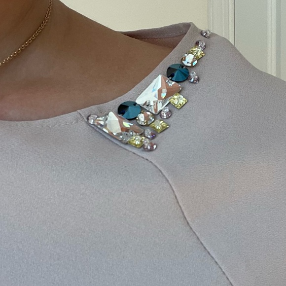 Custom Made Swarovski Crystal Embellished Cocoon Top - Picture 3 of 9